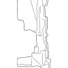 Side Air Baffle - Land-Rover (PDB500500)