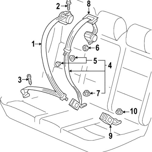 Buckle End - Volkswagen (8Y0-857-739-N-MNB)