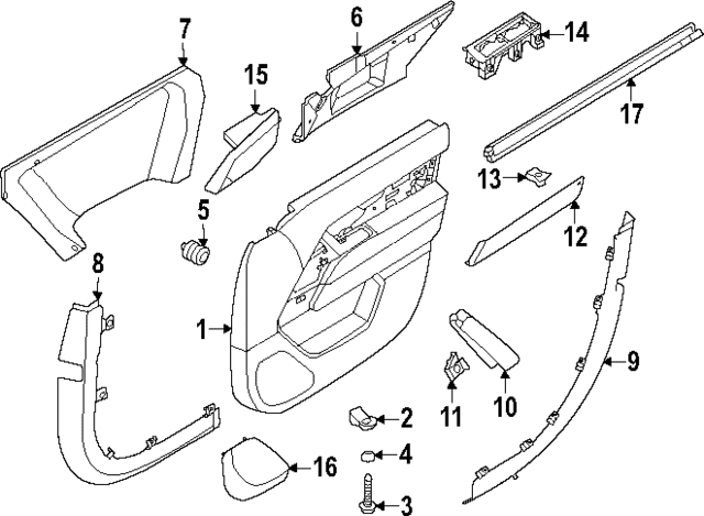 Belt Weather-Strip - Land-Rover (LR181389) Belt Weather-Strip - Land-Rover (LR181389)