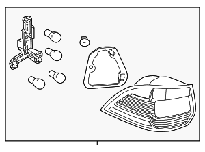 2009 Volkswagen Jetta - Tail Lamp Assembly - Volkswagen (1K9-945-096-C)
