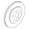 Disc Brake Rotor - Land-Rover (LR161919)