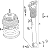 Suspension Shock Absorber - Land-Rover (LR167525)