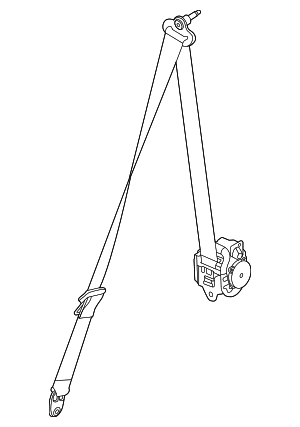 Belt & Retractor - Land-Rover (LR170493) Belt & Retractor - Land-Rover (LR170493)