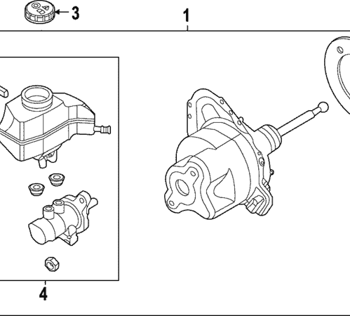 Brake Booster - Volkswagen (5WB-614-105-AL)
