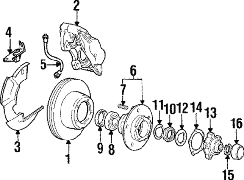Land Rover Splash Shield Bracket ANR5784 - Euro Parts Giant