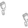 Outer Buckle - Volkswagen (3CN-857-739-B-MNB)