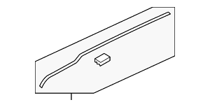 Rear Weather-Strip - Land-Rover (LR018079) Rear Weather-Strip - Land-Rover (LR018079)