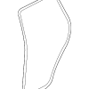 Weather-Strip On Body - Land-Rover (LR001631)