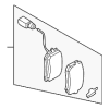 Brake Lining - Volkswagen (3C0-698-451-G)