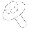 Radiator Support Bolt - Land-Rover (LR015149)