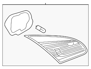 Tail Lamp Assembly - Volkswagen (3C8-945-308-AA)