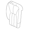 Seat Back Cover - Land-Rover (HMA501880VAE)