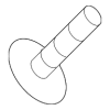 Spoiler Screw - Land-Rover (LR034198)