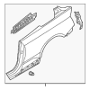 Quarter Panel - Audi (8W7-809-837)