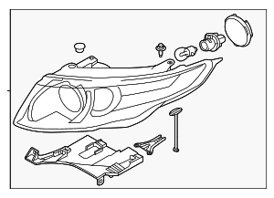 Headlamp Assembly - Land-Rover (LR112565)