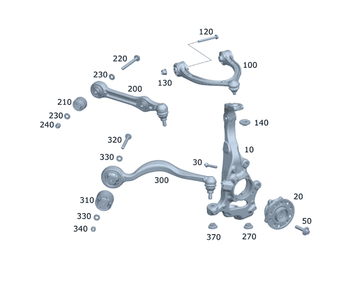 Steering Knuckle - Mercedes-Benz (213-332-52-00)