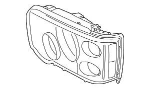 Composite Headlamp - Land-Rover (XBC501470)