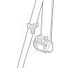 Lap & Shoulder Belt - Land-Rover (LR084721)