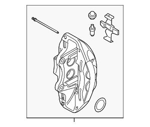Disc Brake Caliper - BMW (34-10-6-888-629)