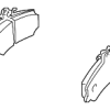 Disc Brake Pad Set Front - Land-Rover (STC3765)