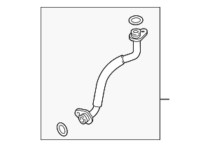 2013-2020 Volkswagen Oil Return Line - Volkswagen (06K-145-735-L)