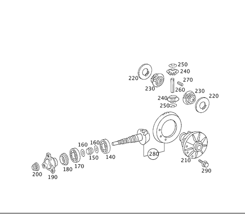 Gear Set - Mercedes-Benz (203-350-25-39)