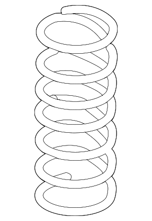 2011-2017 Volkswagen Touareg - Coil Spring - Volkswagen (7P6-411-105-AK)