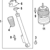 Shock Mount Clip - Land-Rover (LR153175)