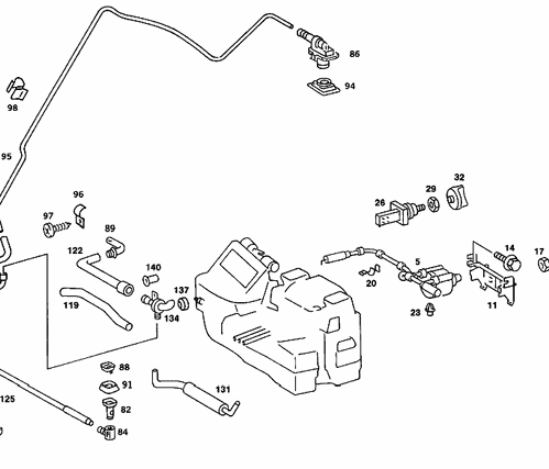 Thermostat - Mercedes-Benz (126-835-00-79)