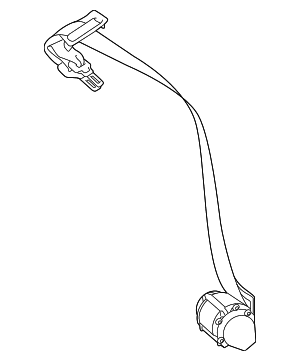 Lap & Shoulder Belt - Land-Rover (LR112221) Lap & Shoulder Belt - Land-Rover (LR112221)