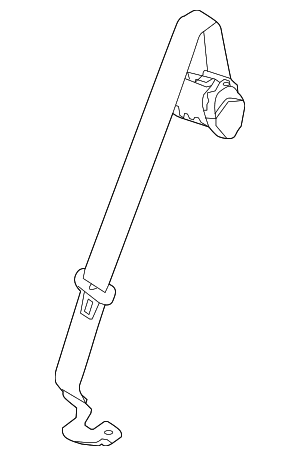 Center Belt Assembly - Land-Rover (LR081172)