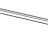 2010-2014 Volkswagen Belt Weather-Strip - Volkswagen (5K4-837-478-D-5AP)