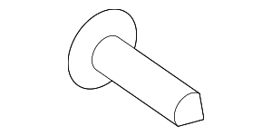 Door Trim Panel Screw - Volvo (30622725)