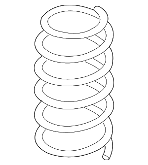 2007-2017 Volkswagen Coil Spring - Volkswagen (1K0-411-105-DF) 2007-2017 Volkswagen Coil Spring - Volkswagen (1K0-411-105-DF)