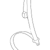 1998-2005 Volkswagen Beetle - Belt & Retractor - Volkswagen (1C0-857-806-A-HCS)