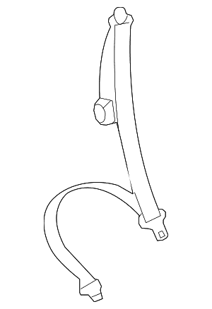 1998-2005 Volkswagen Beetle - Belt & Retractor - Volkswagen (1C0-857-806-A-HCS)