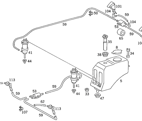 Hose - Mercedes-Benz (010-997-89-82)