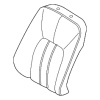 Seat Back Cover - Land-Rover (LR011012)