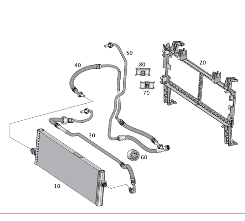 Thermostat - Mercedes-Benz (164-501-02-65)