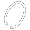 Wheel Bearing Retainer Clip - Land-Rover (LR038382)