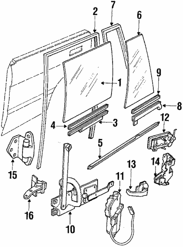 Belt Weather-Strip - Land-Rover (MXC8017) Belt Weather-Strip - Land-Rover (MXC8017)