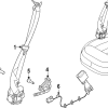 Lap & Shoulder Belt - Land-Rover (LR168796)