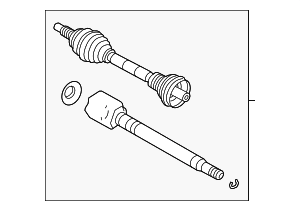 Axle Assembly - Land-Rover (LR100476) Axle Assembly - Land-Rover (LR100476)