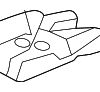 Roof Weather-Strip Clip - Land-Rover (LR061145)