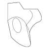 Headlamp Assembly Clip - Land-Rover (LR038033)