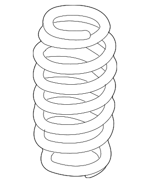 2006-2018 Volkswagen Coil Spring - Volkswagen (3C0-511-115-BB) 2006-2018 Volkswagen Coil Spring - Volkswagen (3C0-511-115-BB)