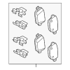 Brake Pads Rear - Land-Rover (LR165293)