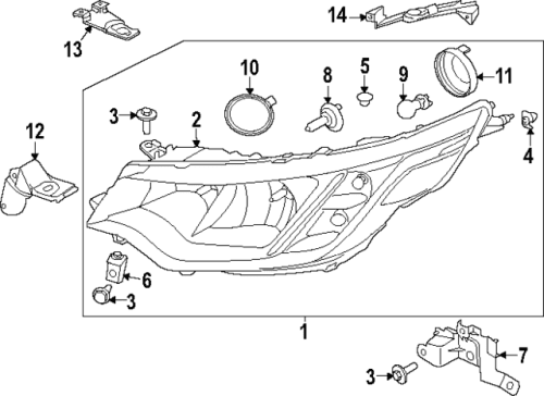 Land Rover Assembly Land Rover Composite Assembly LR103575 - Euro Parts Giant