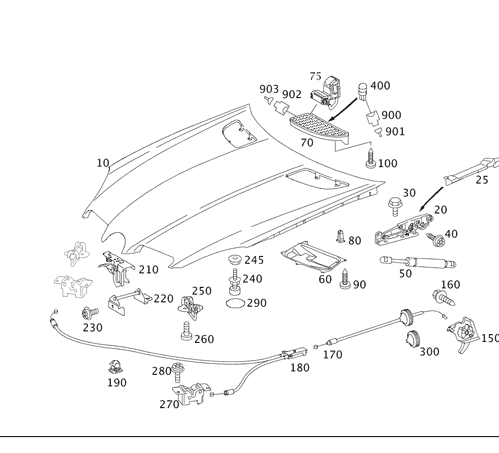 Protective Grille - Mercedes-Benz (171-880-04-85)