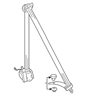Seat Belt Assembly - Volkswagen (3C1-857-705-G-RAA)